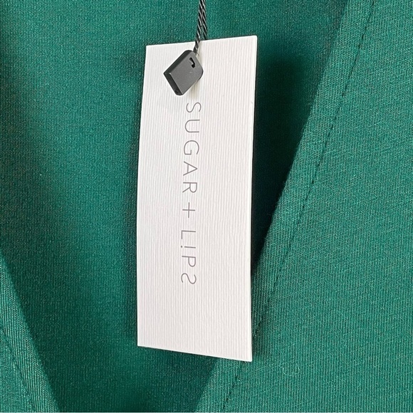 SugarLips Green Wrap Dress - Picture 12 of 12